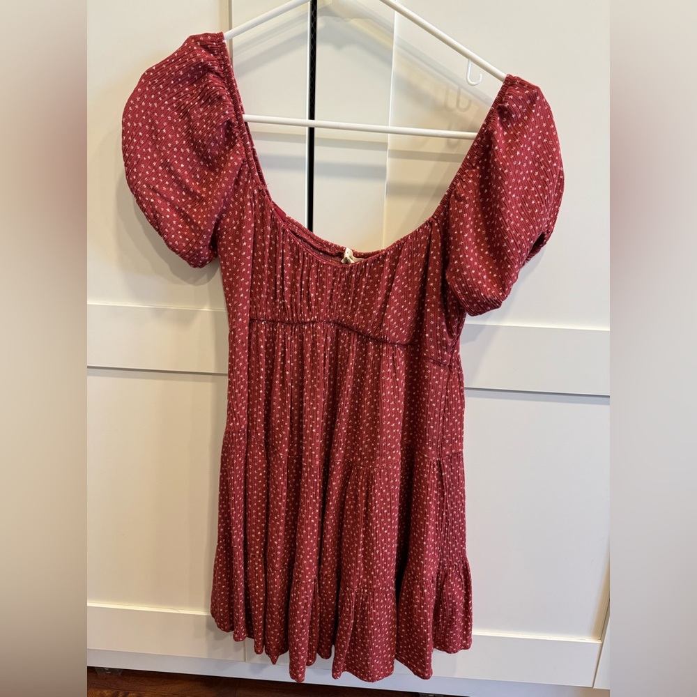 XS Rayon Top - Rust Brown